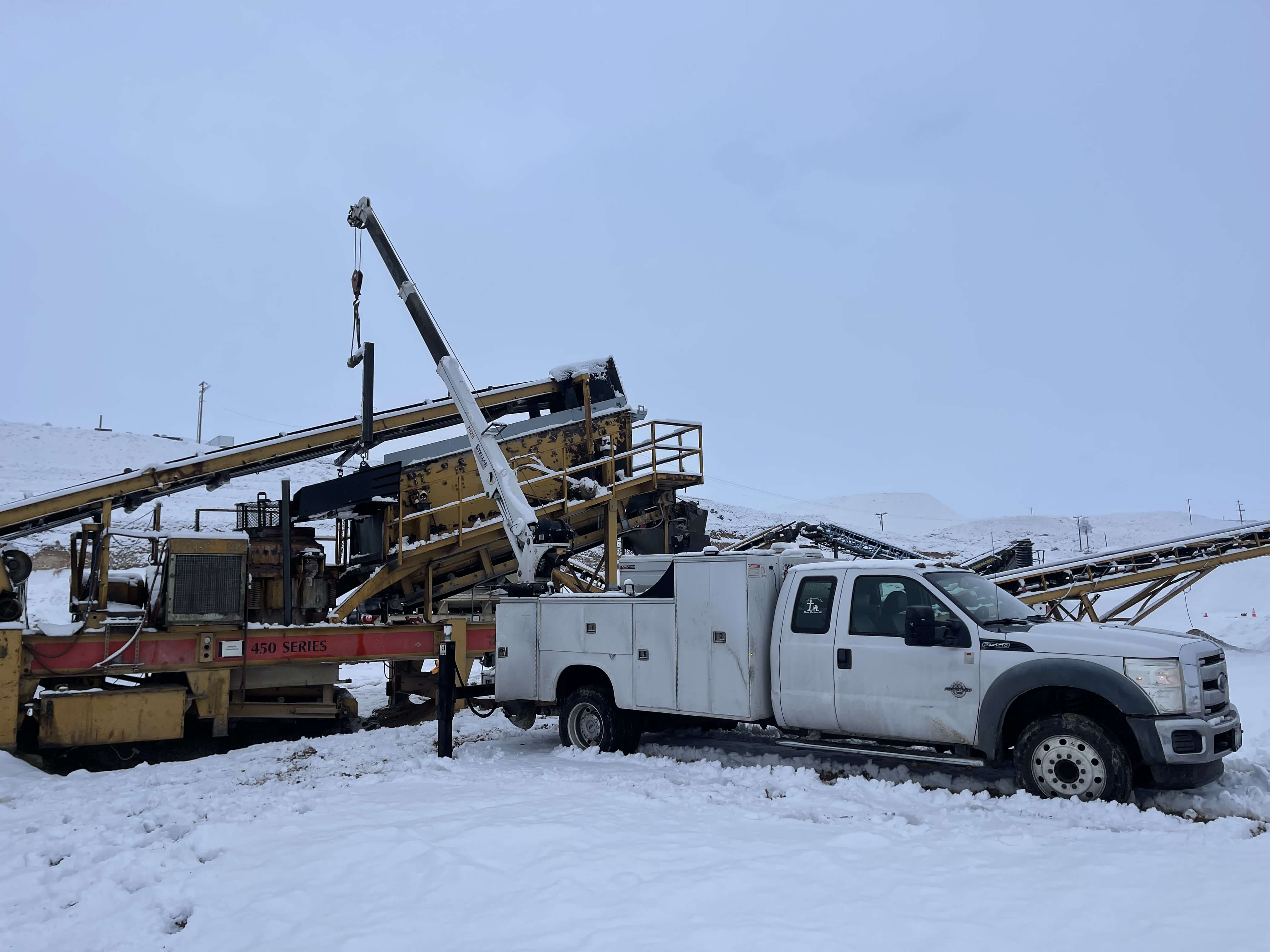 Service Truck on Site